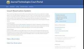 
							         Court Reservation System | Journal Technologies Court Portal								  
							    