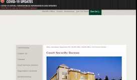 
							         Court Security Bureau | Merced County, CA - Official Website								  
							    
