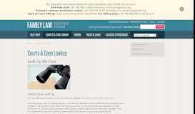 
							         Courts & Case Lookup - Family Law Self-Help Center								  
							    