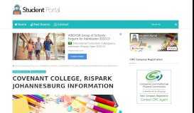 
							         COVENANT COLLEGE, RISPARK JOHANNESBURG ... - Student Portal								  
							    
