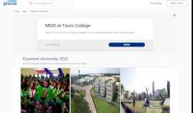 
							         Covenant University, Ogun. Photos - Hotels.ng Places								  
							    