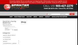 
							         Covercraft | Sprinter Parts and Service Store Inc.								  
							    