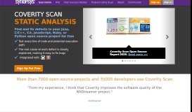 
							         Coverity Scan - Static Analysis								  
							    