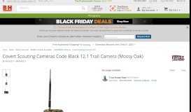 
							         Covert Scouting Cameras Code Black 12.1 Trail Camera 5311 B&H								  
							    