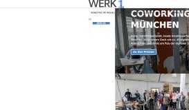 
							         Coworking im WERK1: Arbeiten im Zentrum der Gründerszene in ...								  
							    
