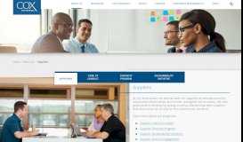 
							         Cox Suppliers, Supplier Diversity Program | Cox Enterprises								  
							    