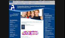 
							         Coxsackie-Athens Central School District / Homepage								  
							    