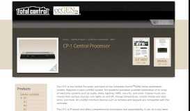 
							         CP-1 Central Processor - ccGEN2: Whole-House Automation System								  
							    