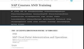 
							         CP300 - SAP Cloud Portal Administration and Operations | SAP ...								  
							    