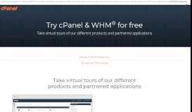 
							         cPanel & WHM Free Trial License								  
							    