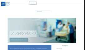 
							         CPD & Education_Home – Australian Nursing & Midwifery ... - ANMF Tas								  
							    