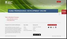 
							         CPD Online | Take Individual Courses | CUNA								  
							    