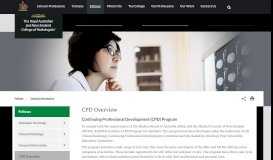 
							         CPD Overview | RANZCR								  
							    
