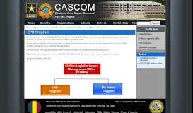 
							         CPD Program - CASCOM								  
							    