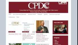 
							         CPDCC-UPR – Desarrollo Colaborativo de Colecciones: Comunidad ...								  
							    