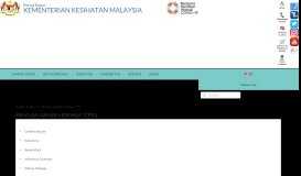 
							         CPG - Portal Rasmi Kementerian Kesihatan Malaysia								  
							    