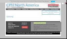 
							         CPhI North America Event Info - Contract Pharma								  
							    