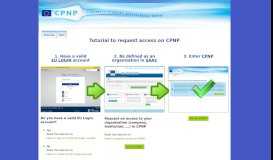 
							         CPNP Access tutorial - europa.eu								  
							    