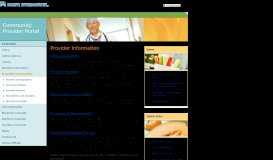 
							         CPP Colorado - Provider Information Table of Contents - Kaiser ...								  
							    