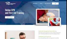 
							         CPR and First Aid Courses | HSI Online								  
							    