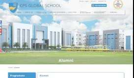 
							         CPS GS alumni - International Baccalaureate School Chennai								  
							    