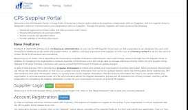 
							         CPS Supplier Portal								  
							    