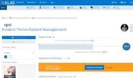 
							         CPSI Evident Thrive Patient Management - Reviews, Rating ...								  
							    