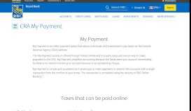 
							         CRA My Payment - RBC Royal Bank Accounts & Services								  
							    