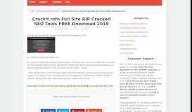 
							         Crackit.info Full Site RIP - Cracked SEO Tools FREE ...								  
							    