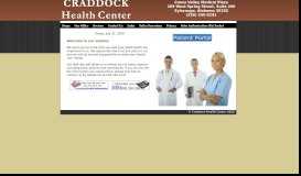 
							         Craddock Health Center is a total health care center, with a full range ...								  
							    