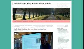 
							         Craft Cider Making Old and New Andrew Lea | Cornwall and South ...								  
							    