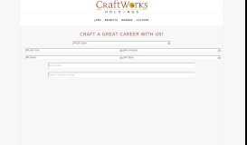 
							         CraftWorks Jobs								  
							    