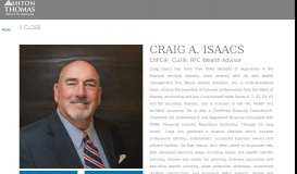 
							         Craig A. Isaacs - Ashton Thomas Private Wealth								  
							    