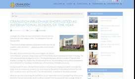 
							         Cranleigh Abu Dhabi shortlisted as International School of the Year ...								  
							    
