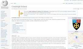 
							         Cranleigh School - Wikipedia								  
							    