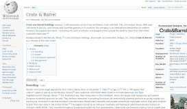 
							         Crate & Barrel - Wikipedia								  
							    