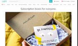 
							         Cratejoy | The Best Monthly Subscription Boxes for All Passions								  
							    