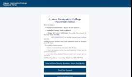 
							         Craven Community College Password Portal								  
							    