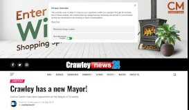 
							         Crawley has a new Mayor! - Crawley News 24								  
							    