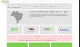 
							         CRC - Central de Informações do Registro Civil								  
							    