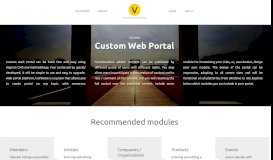 
							         Create a Custom Web Portal - Vigoran Web Applications								  
							    