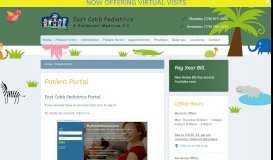 
							         Create A East Cobb Pediatrics Patient Portal Account								  
							    