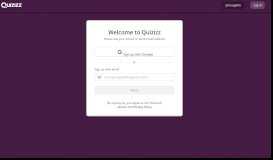 
							         Create a free account - Quizizz								  
							    