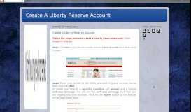 
							         Create A Liberty Reserve Account								  
							    