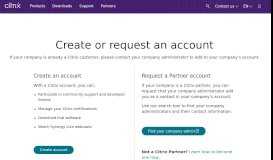
							         Create a new Citrix account - Citrix								  
							    