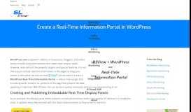 
							         Create a Real-Time Information Portal in WordPress | SL Corp.								  
							    