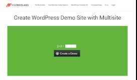 
							         Create a WordPress demo site - Cozmoslabs								  
							    