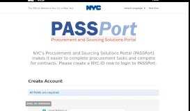 
							         Create Account | NYC.ID - NYC.gov								  
							    