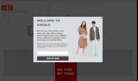 
							         Create an account | UNIQLO								  
							    