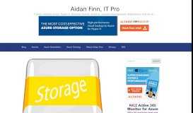 
							         Create an Azure Managed Disk from a VHD Blob | Aidan Finn, IT Pro								  
							    